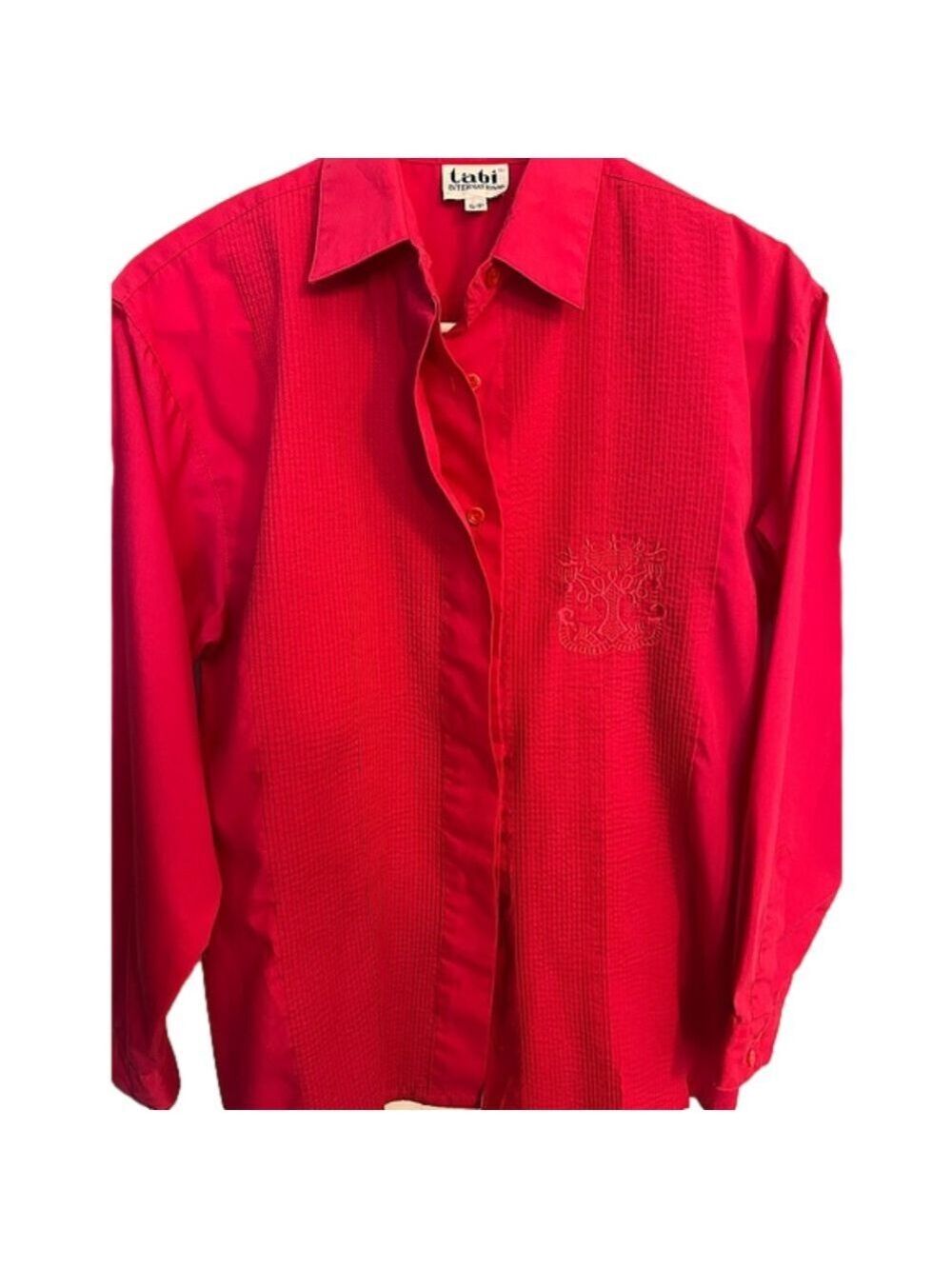 Tabi International size sm-med fuchsia long sleeve